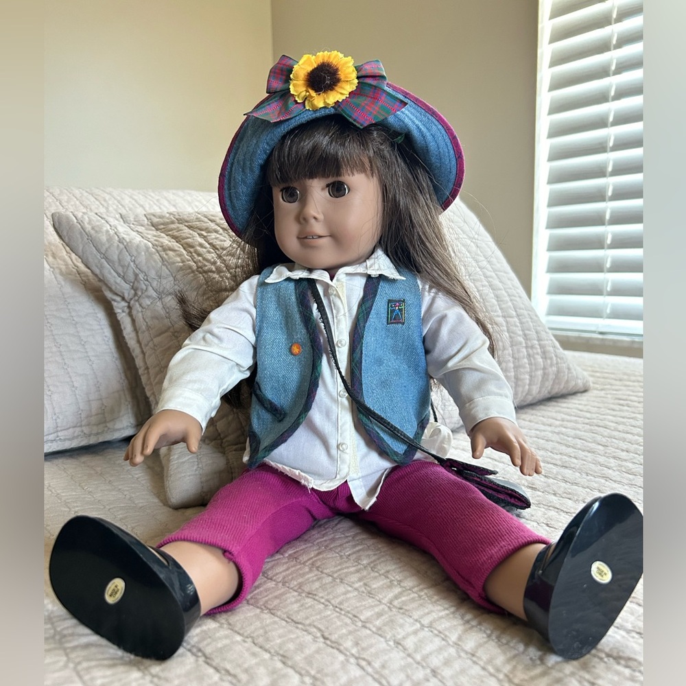 American girl doll create your own doll brunette hair
